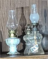 Mini Oil Lamps Set of 3