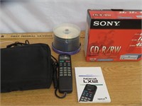 Sony CD R RW , & Vintage Nokia Telephone In Bag