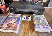 VHS Player & Tapes