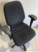 Comfortable Black Reclining Black Office Rolling