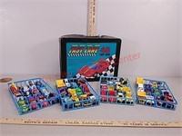 Car Case with Hit Wheels, Matchbox & More cars