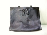 Kate Spade Blackw/PinkPebbled Leather Totew/Wallet