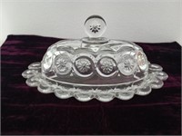 Vintage LE Smith Moons and Stars Butter Dish