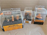 CMT Orange Tools router bits. 3 sets in packages