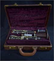 Vintage Ebony Wood Clarinet - Needs Restoration