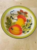 Decorative enamel bowl