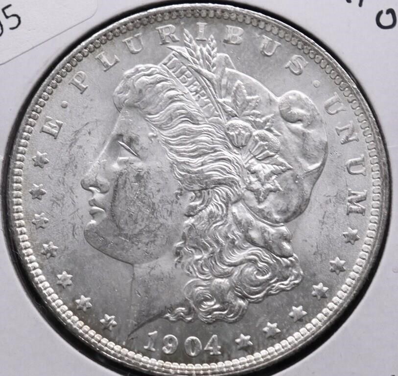 1904 O CHOICE BU MORGAN DOLLAR