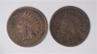 1866 and 1867 Indian Head Cents