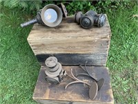 LANTERN/BUGGY STEPS/ANTIQUE CAR LIGHTS