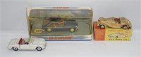 3pc Die Cast Dinky MG Classic Car Models