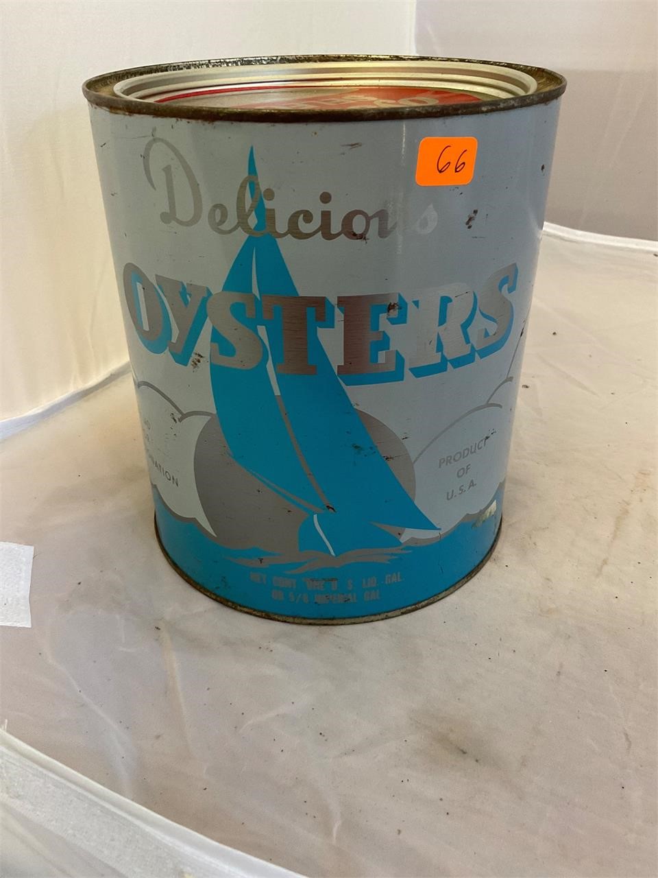 Marshalls Seafood Hayes Va320 Gallon Oyster Can