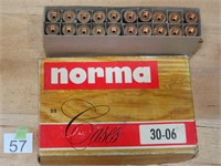 30-06 Norma Unprimed Brass 20ct