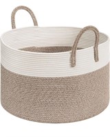 Woven Cotton Rope Basket for blankets, toys etc