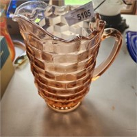 Vintage Indiana Whitehall Colony Glass Pitcher -