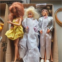 Barbie dolls & Ken Dolls- they all have 1966 or