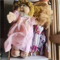 Vintage Cabbage Patch Kid, CP clothes, & a
