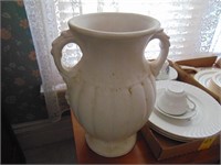 white stoneware urn