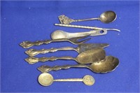 Lot of Silverplated Spoons etc