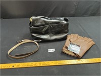 NWT Gloves, Purse, Belt