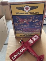 Wings of Texaco Diecast Bank Scaled Replica