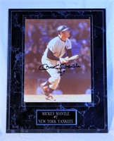 Micky Mantle Autographed Picture
