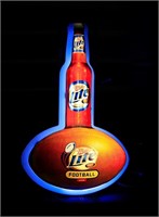Miller Lite Football Beer Neon Light