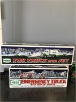 Hess Jet semi & Emergency truck