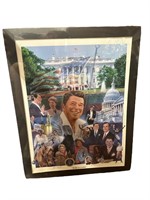 Unframed Ronald Reagan Commemorative Print