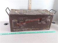 Metal military ammo can