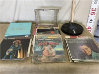 Large assortment of records. Some aren’t in