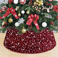 Christmas Tree Stand Base Sequins Tree Collar