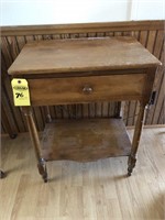 Small Vintage Table w/ Drawer Tongue & Groove