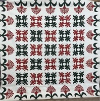 Fine Oak Leaf variant applique quilt attributed