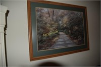 Signed Woodland Framed Print - 48 x 33"