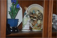 Contents on Top Shelf of China Cabinet