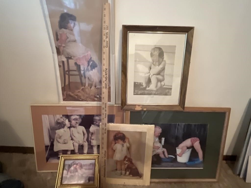 Group of Vintage Children Prints/Photos