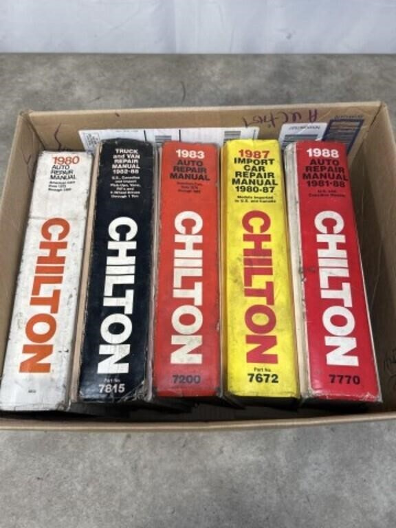 Chilton 1980s auto repair manuals