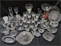 Pressed & Clear Glass Pieces