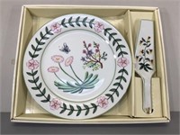 Ceramic Serving Plate w/Spatula -in Box
