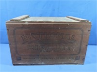 Vintage National Biscuit Wooden Crate