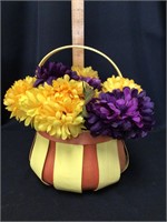 Artifical Flower Arrangement in Basket