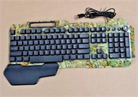 Realtree Bow Gaming Keyboard #GRLT1006 W/Wrist Res