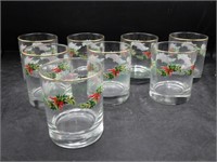 Pfaltzgraff Christmas Heritage Gold Rimmed Glass