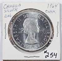 1964  Canada 80% Silver Dollar