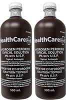 2Pcs Hydrogen Peroxide 3% USP 500ml - Total