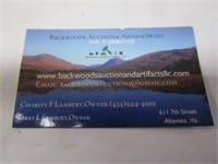 BACKWOODS AUCTION WILL BE PARTICIPATING IN THE