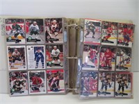 Hockey Card scrap book Approx. 200 cards