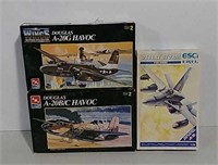 1:48 scale Ertl military aircraft model kits