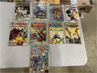 Lot Of 9 Vintage Spider-man Comics