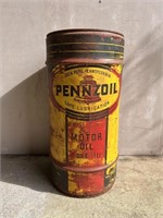 Pennzoil 15 gallon oil drum